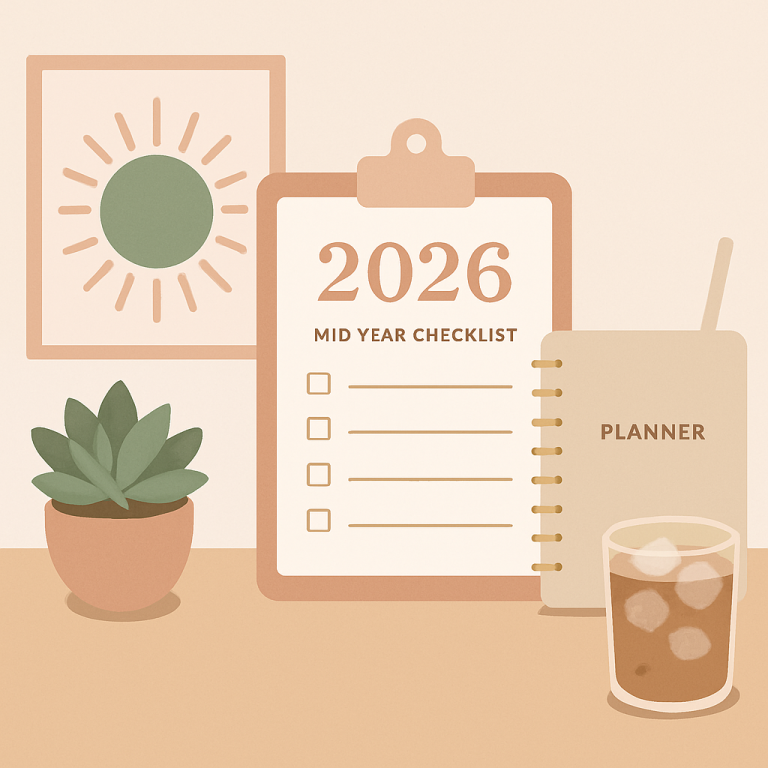 2026 Mid-Year Reset Checklist: Free Printable Goal Tracker Included