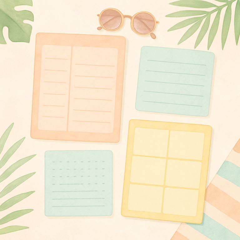 10 Must-Have Printable Planners for Summer 2026: Get Organized Now