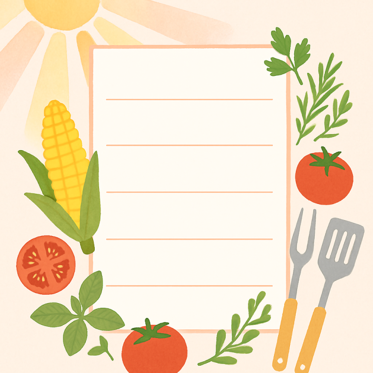 Summer 2026 Printable Meal Planner: Weekly Templates & Recipes