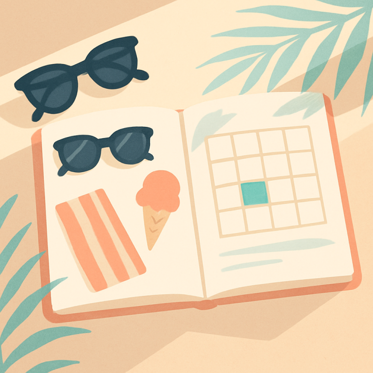 Summer 2026 Printable Planner: Organize Vacations, Activities & Goals
